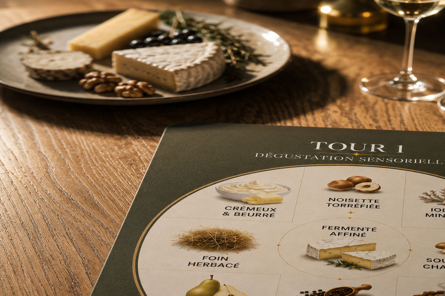 Plateau dégustation fromage